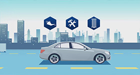 奔驰MG动画制作