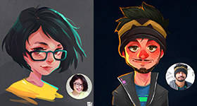 人物插画设计 MG动画